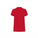 TopTex polo femme rouge dos