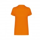 Polo en coton orange femme orange
