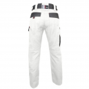 Pantalon de travail peintre simple blanc ceinture resserable Facade LMA