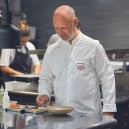 Veste de cuisine homme Basil blanche - LAFONT avec certification Michelin