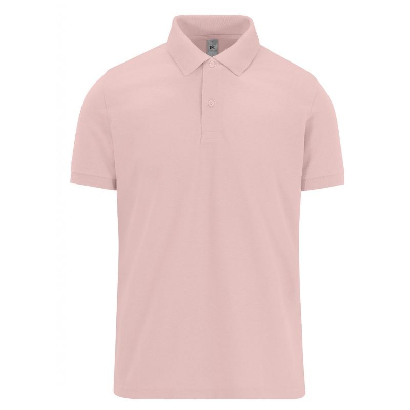 Polo Homme Manches Courtes Blush Pink - B&C
