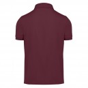 Polo Homme Manches Courtes Burgundy