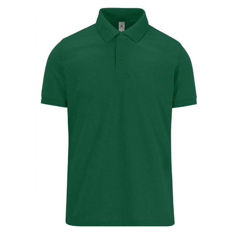 Polo Homme Manches Courtes Vert - B&C