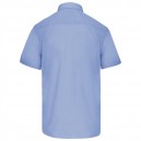 Chemises de Serveur Manches Courtes Bleu Ciel