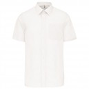 Chemises de Serveur Manches Courtes Blanc - KARIBAN