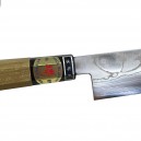 Couteau Japonais Sujihiki kiritsuke forgé à la main 24cm
