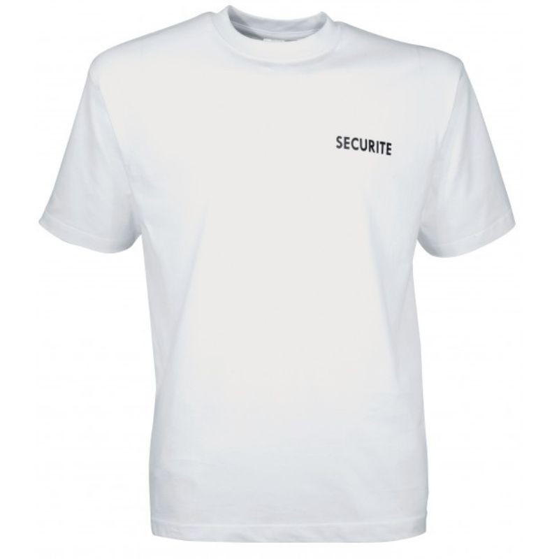 Tee-shirt Sécurité 100% Coton Blanc - CITYGUARD