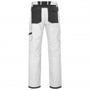 Dos Pantalon de Travail Homme Ruler Blanc / Gris Charcoal - ADOLPHE LAFONT