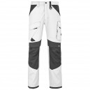 Pantalon de Travail Homme Ruler Blanc / Gris Charcoal - ADOLPHE LAFONT