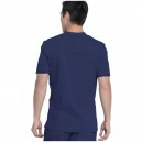 Dos Blouse Médicale Homme Col V 3 poches Bleu Marine - DICKIES