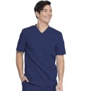 Blouse Médicale Homme Col V 3 poches Bleu Marine - DICKIES
