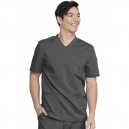 Face Blouse Médicale Col V 3 poches Homme Gris Anthracite - DICKIES