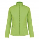 veste micro-polaire vert clair pour femme