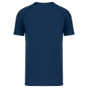 T-shirt recyclé Proact coloris Navy Sport Col Rond dos