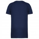 T-shirt Proact coloris Navy Sport Col Rond dos