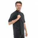 Veste de Cuisine noir à manches courtes pour homme