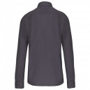 Dos de chemise grise simple coloris zinc pour travail