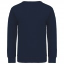 Sweat-Shirt Noir Col Rond Bleu Marine KARIBAN Vêtement enfant Manelli