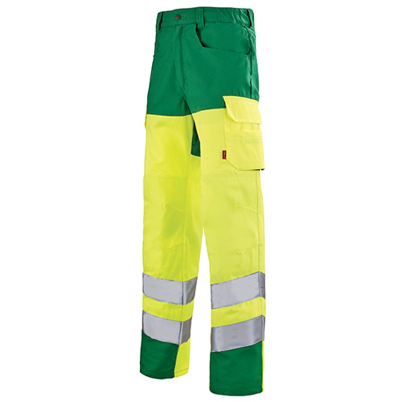 Pantalon haute visibilité jaune fluo JAUNE HIVI/ALPIN 1HVI77CP