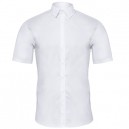 Chemise blanche homme manches courtes 