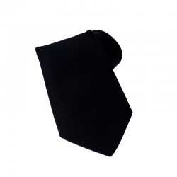 cravate serveur noire