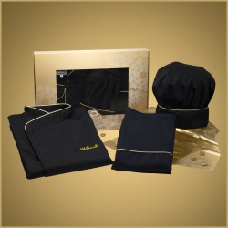 Coffret La Box Gold Homme - MANELLI - Veste + Tablier + Toque - broderie offerte