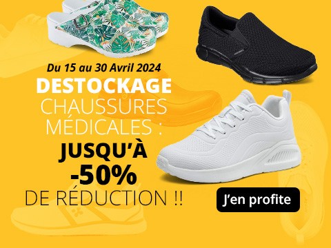 DESTOCKAGE chaussures médicales : profitez jusqu'à -50% de remises sur www.manelli.fr !