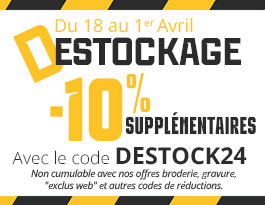 Offre Déstockage : -10% avec le code DESTOCK24