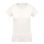 Tee-shirt Bio Femme / Col rond Beige