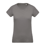 Tee-shirt Bio Femme / Col rond Gris