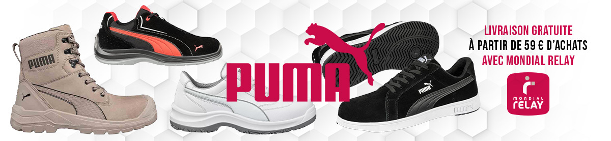 Basket de sécurité Puma & Chaussures de securite Puma